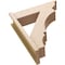 Ekena Millwork 7 1/2-in W x 26-in D x 30-in H Balboa Trad Rough Cedar Woodgrain TimberThane Outlooker, Primed Tan OUTUR075X26X30BOA04RCPR - alternate 2
